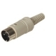 MAS 30 wtyk kablowy 3 stykowy, szary, układ styków wg DIN 41524, 930014517, HIRSCHMANN, MAS30